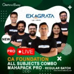 CA Foundation - Ekagrata CA all Subjects Mahapack PRO Subscription Combo Full Batch (Live)
