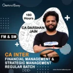 CA Inter Financial Management and Strategic Management Regular Batch By CA Darshan Jain for Sep 24 and Jan 25