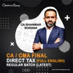 CA Final DIRECT TAX Regular Batch Full English CA Bhanwar Borana
