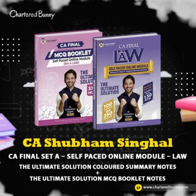 CA Shubham Singhal SPOM - Set A