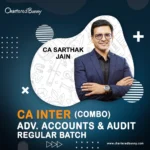 CA Inter - Advance Accounts & Auditing Regular Batch Combo By CA Sarthak Jain