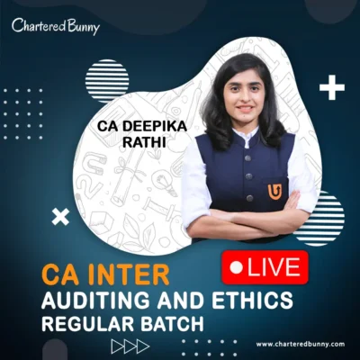 CA Inter - Auditing and Ethics Regular Batch New Syllabus by CA Deepika Rathi - Ultimate CA