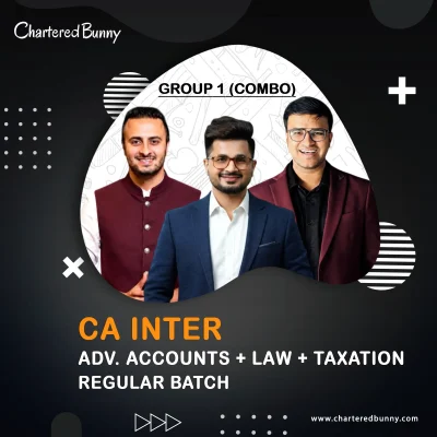 CA Inter - Group 1 Combo (Regular Batch ) New Syllabus
