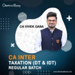 CA Inter - Taxation Regular Batch New Syllabus by CA Vivek Gaba - Ultimate CA