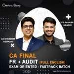 CA Final - Audit & FR (Exam Oriented - Fastrack Batch) by CA Aakash Kandoi & CA Shubham Keswani for Sep 25 & onwards - Full English