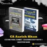 CA/CMA Final - Direct Tax Colored Easy Notes & Question Bank (Combo) by CA Aarish Khan