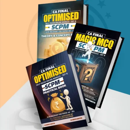 CA Final - SCPM SET B Book Set Combo by CA Sankalp Kanstiya