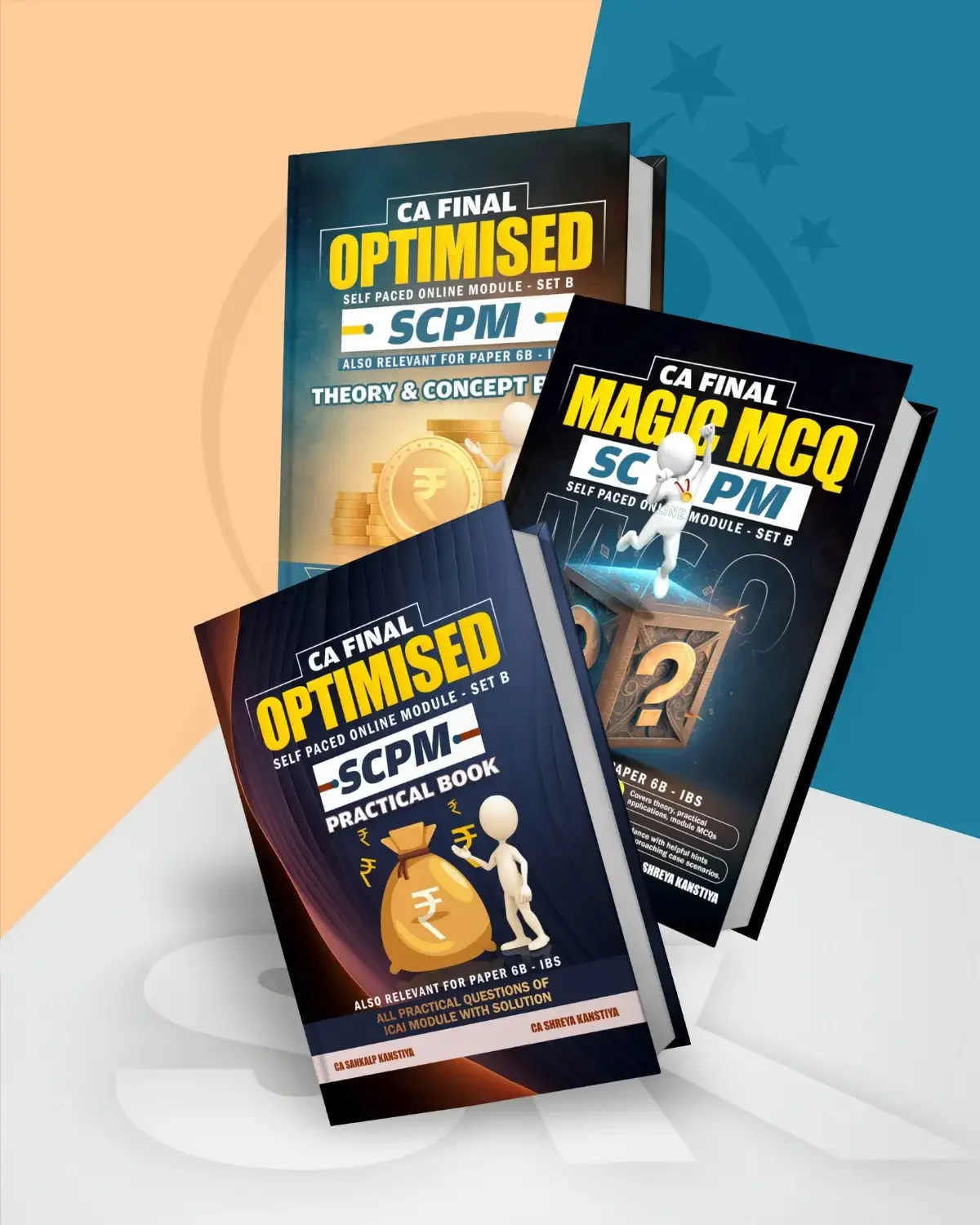 CA Sankalp Kanstiya Book SCPM Set B CA Final - SCPM SET B Book Set Combo by CA Sankalp Kanstiya