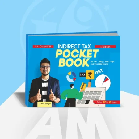 CA/CMA/CS - Inter/Executive - GST (Pocket Book) by CA Amit Mahajan for Sep 26 & onwards