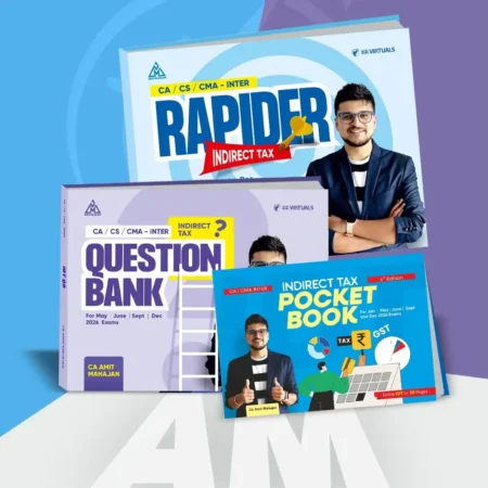 CA/CMA/CS - Inter/Executive - IDT (All Book Set - Exam Kit) by CA Amit Mahajan for Sep 26 & onwards