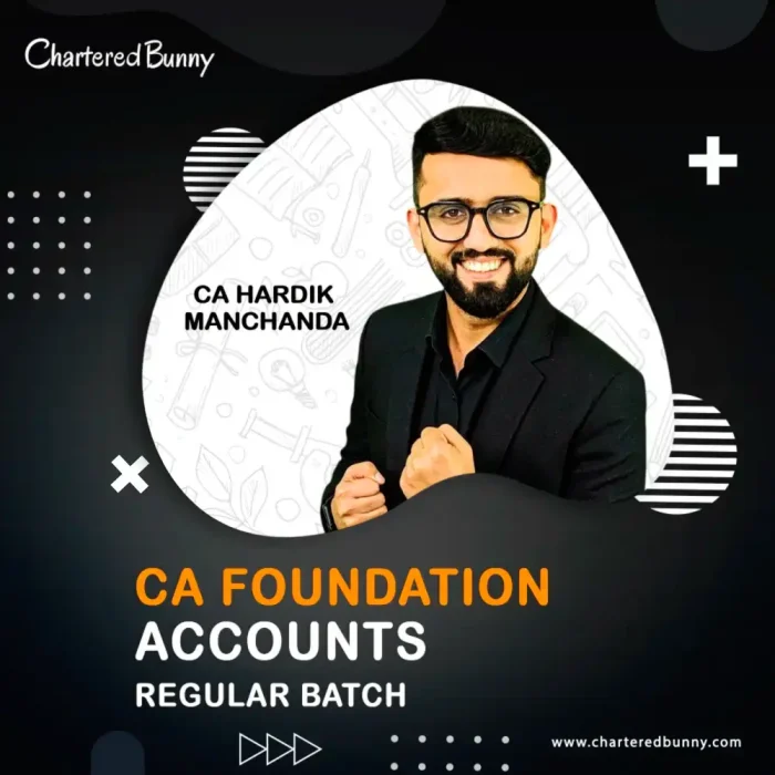 CA Foundation - Accounts (Regular Batch) by CA Hardik Manchanda