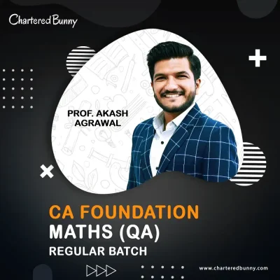 CA Foundation - Maths QA (Regular Batch) by Prof. Akash Agrawal