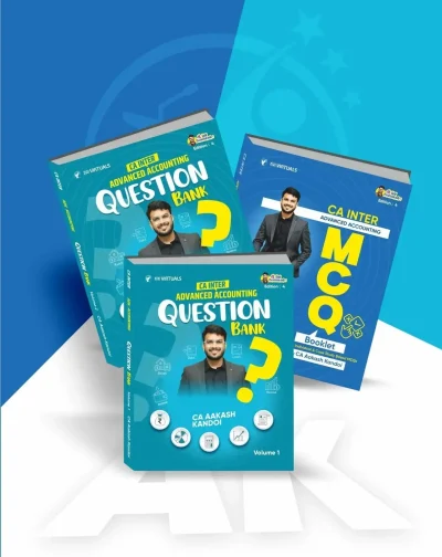 CA Inter - Advanced Accounting (Question Bank & MCQ Book) by CA Aakash Kandoi for Jan 27