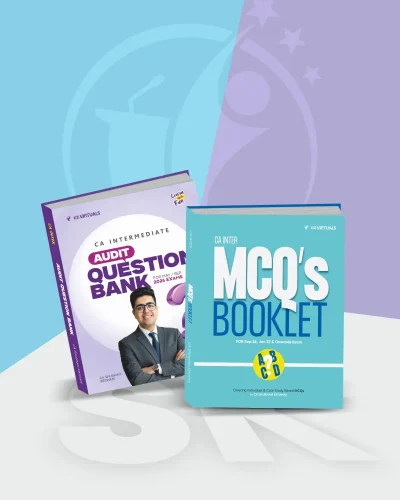 CA Inter Audit Question Bank & MCQ Booklet by CA Shubham Keswani Applicable