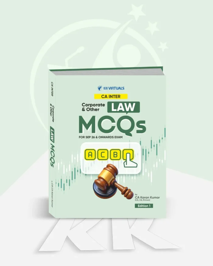 CA Inter - Corporate & Other Laws (MCQ Book) By CA Karan Kumar ...