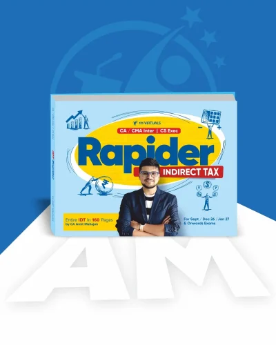 CA/CMA/CS - Inter/Executive - IDT (Rapider Book) by CA Amit Mahajan for Jan 27 Exams