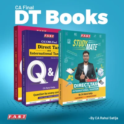 CA Final - DT Books (Direct Tax StudyMate & DT Question Bank) by CA Rahul Satija