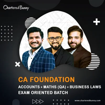 CA Foundation - Business Laws, Accounts & Maths (Exam Oriented Batch) LIVE by CA Hardik Manchanda, Prof. Akash Agrawal & CS Arjun Chhabra