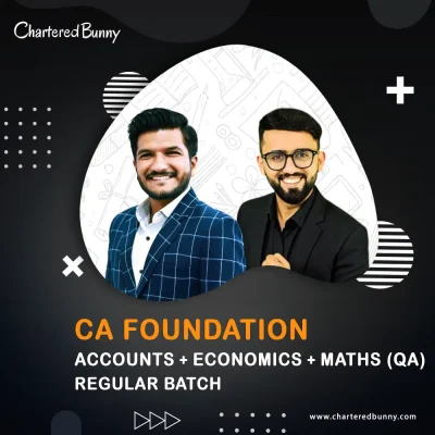 CA Foundation - Accounts, Economics & Maths (Regular Batch) by CA Hardik Manchanda & Prof. Akash Agrawal