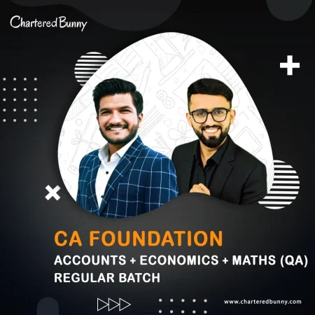 CA Foundation - Accounts, Economics & Maths (Regular Batch) by CA Hardik Manchanda & Prof. Akash Agrawal