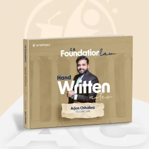 CA Foundation - Business Law (Handwritten Notes) by CS Arjun Chhabra for Jan 27 Exams & onwards