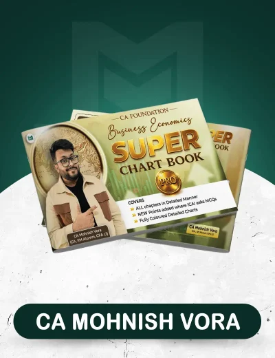 CA Foundation - Economics Super Chart PRO Concepts Book by CA Mohnish Vora