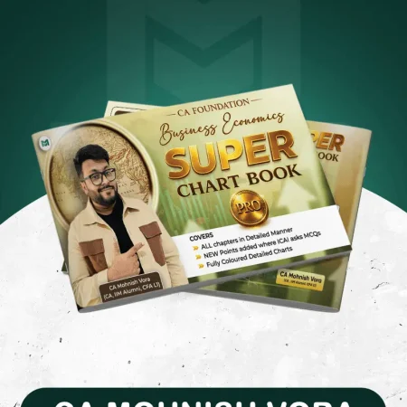 CA Foundation - Economics Super Chart PRO Concepts Book by CA Mohnish Vora