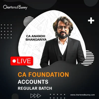 CA Foundation - Accounting (Regular Batch) Full Lectures by CA Anand Bhangariya