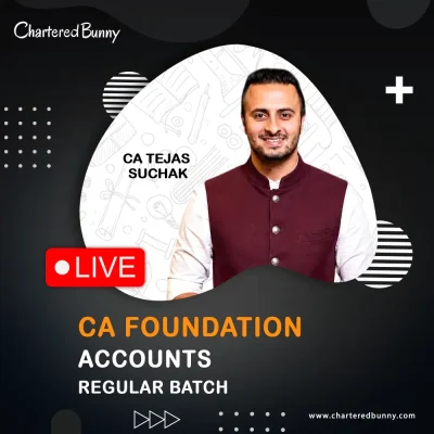 CA Foundation - Accounting (Regular Batch) Full Lectures by CA Tejas Suchak