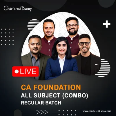 CA Foundation - All Subjects COMBO (Regular Batch) Full Lectures by (Eco by CA Swapnil Patni & CA Adarsh & Law by CA Deepika Rathi)