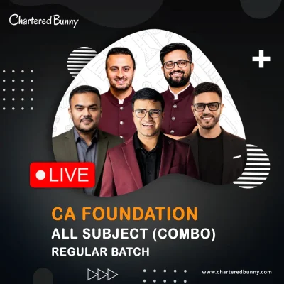 CA Foundation - All Subjects COMBO (Regular Batch) Full Lectures by (Eco by CA Swapnil Patni & Law by Indresh Gandhi)