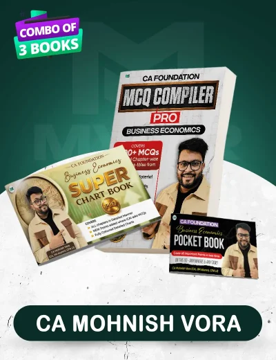 CA Foundation - Super Chart, MCQ Compiler PRO & Pocket Book (Combo) by CA Mohnish Vora