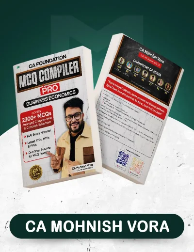 CA Foundation - Economics MCQ Compiler Pro Book by CA Mohnish Vora