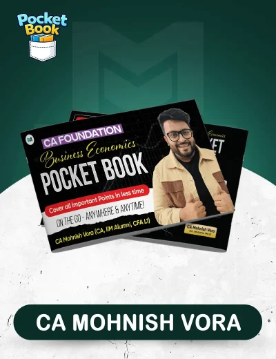 CA Foundation - Pocket Book (Mobile Phone Size) by CA Mohnish Vora